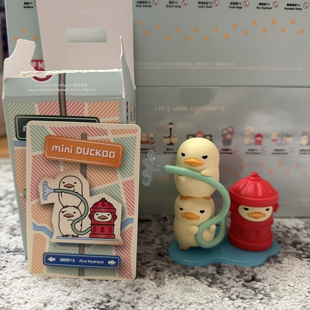 POP MART mini DUCKOO Citywalk Series Figures - Fire Hydrant